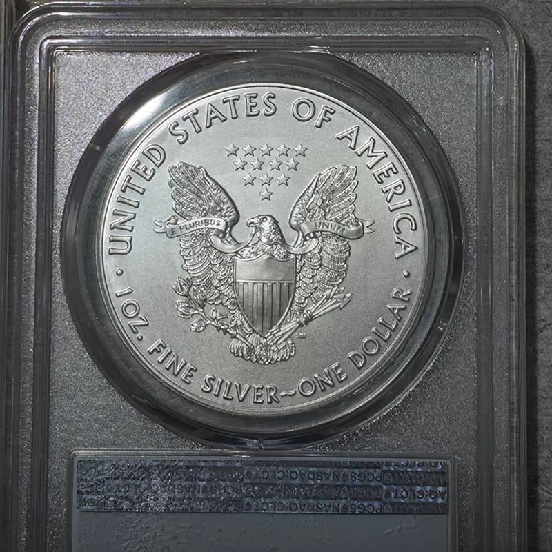 2020 Silver Eagle PCGS MS70 First Strike Label $1  - Image 6