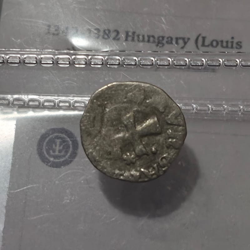 2silver Denier(Denár)coins from Kingdom of Hungary - Image 4
