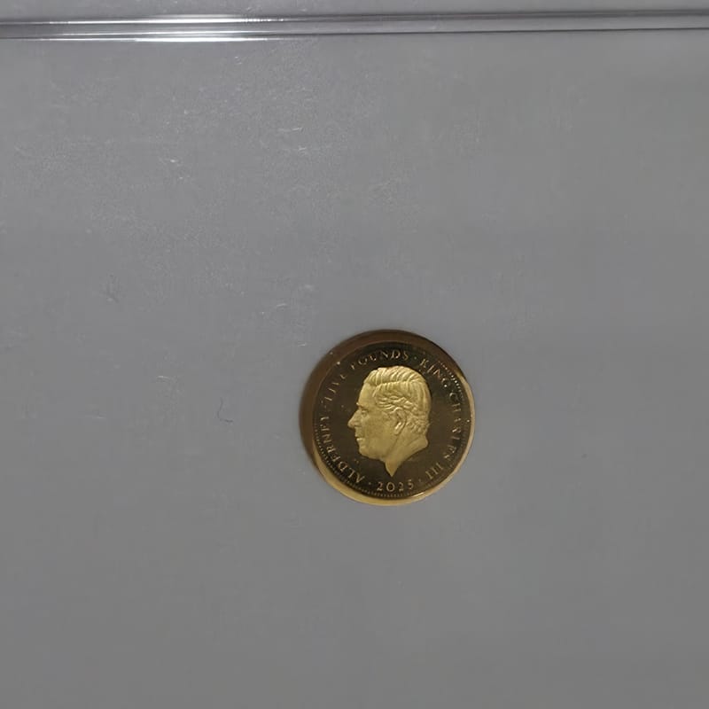 2025 Alderney G£5 Discovery RMS Titanic Gold PF69 - Image 4