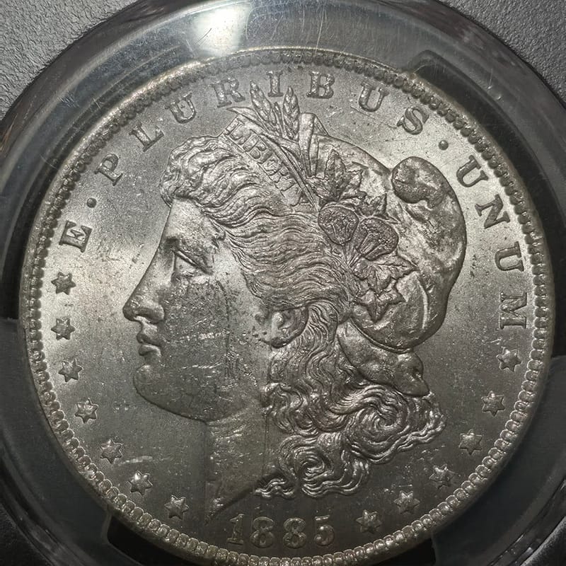 1885-0  $1  PCGS MS62 - Image 2