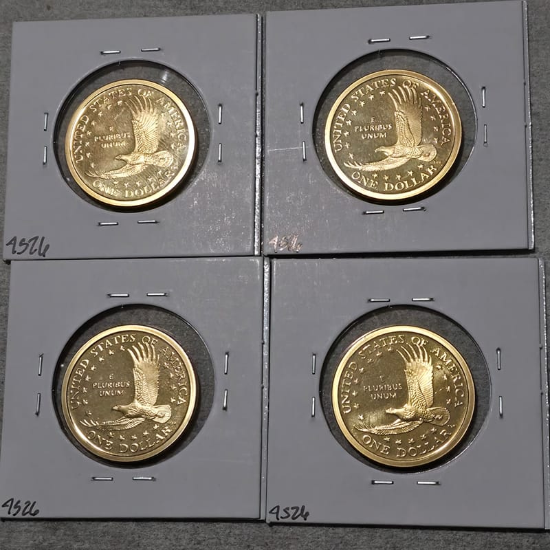 2003-S, 4,5+6 1$ Sacagawea Proof Coin (4pc.Set)  - Image 6