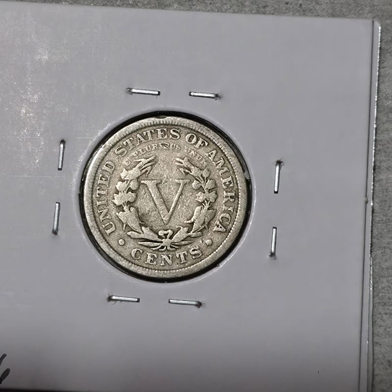 1911 P Liberty Head V Nickel 5 Cent F-VF - Image 3