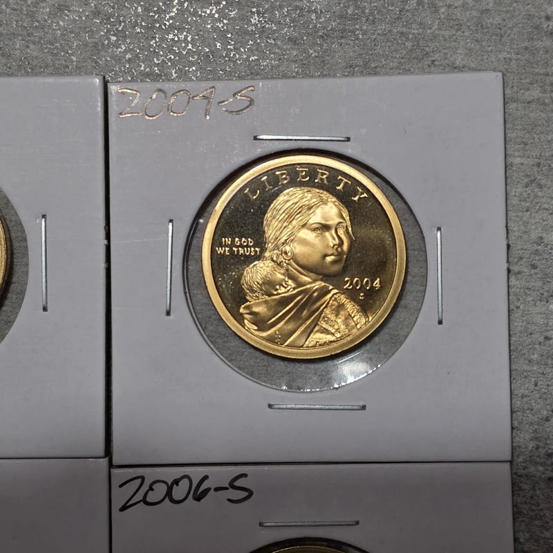 2003-S, 4,5+6 1$ Sacagawea Proof Coin (4pc.Set)  - Image 3