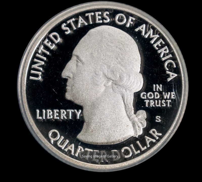 ANACS-MS69  5 oz. Silver Quarter Dollar  Yosemite  - Image 3