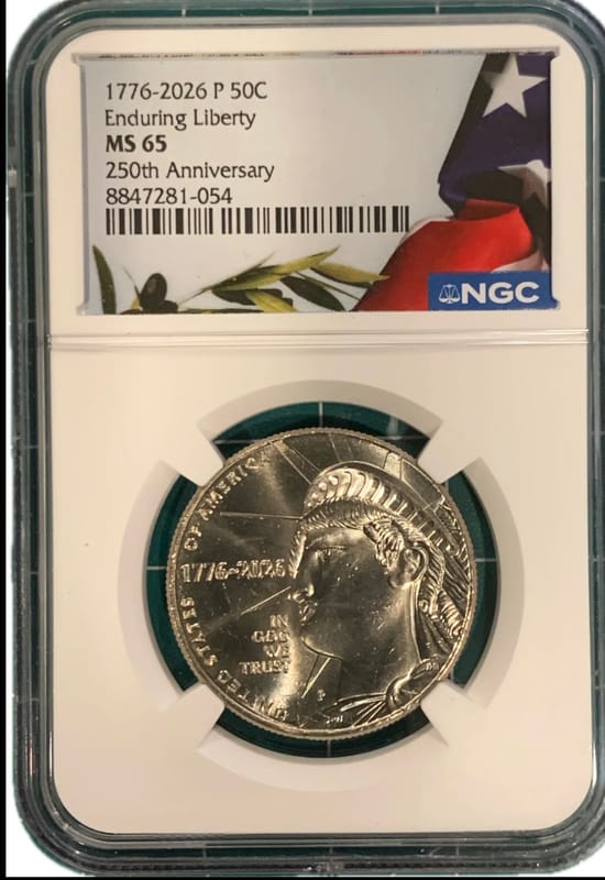 1776 - 2026 P Enduring Liberty Half Dollar 50c -  - Image 3