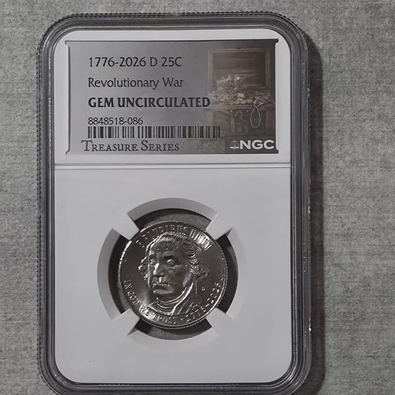2026-D 25C Revolutionary War 1776-2026 GEM Unc. - Image 5