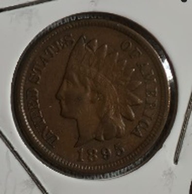 1895 Indian Head Cent in MS60+ Condition  - Image 2