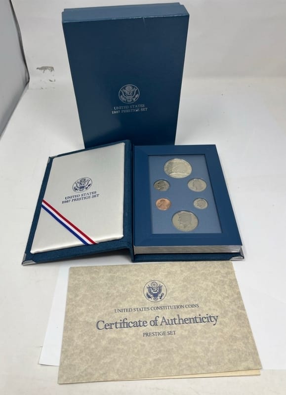 🇺🇸✨ 1987-S U.S. Mint Prestige Proof Set – 6 Coin - Image 1