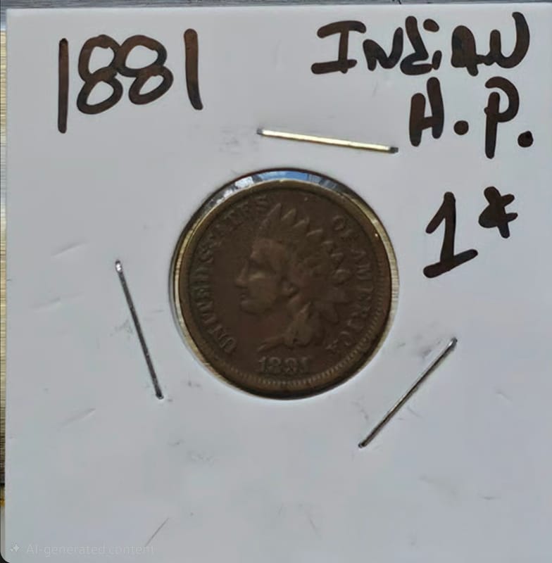 🔥 1881 Indian Head Penny F-VF condition 🔥 - Image 1