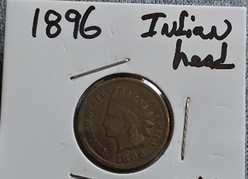 1896 Indian Head Cent TONER  - Image 1