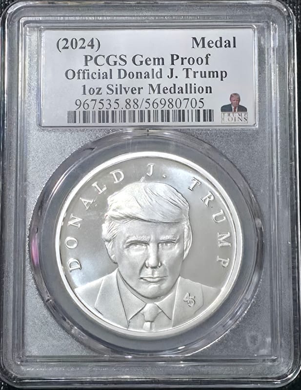 1 oz President Trump (PCGS Certified) GEM PROOF - Image 1