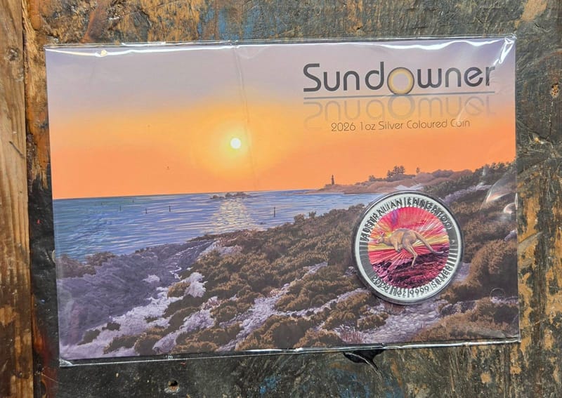 Sundowner 2026 1 oz Silver Australia Colored $1 - Image 1