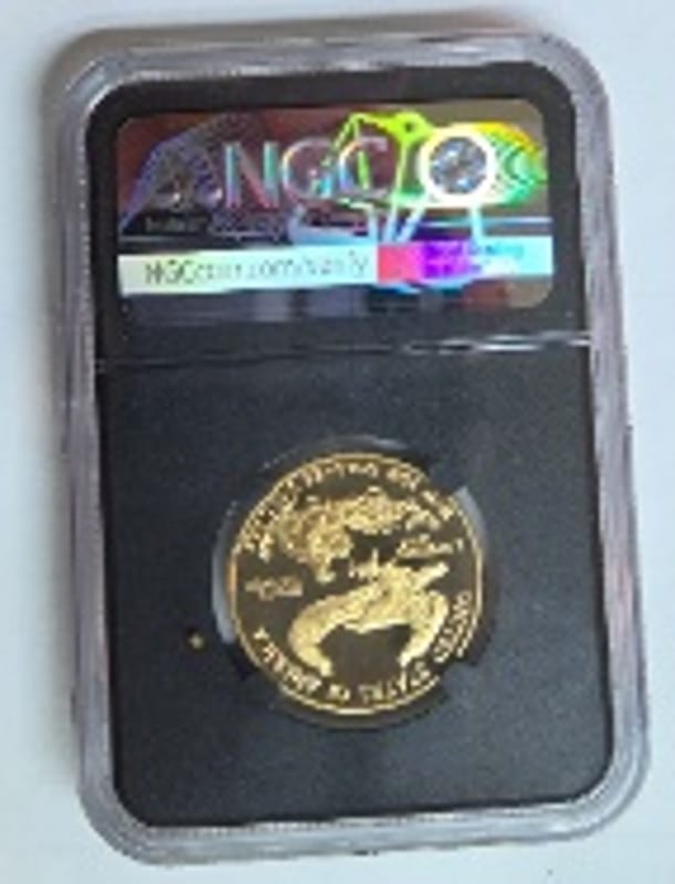 1993-P $25 Gold Eagle NGC PF69 Ultra Cameo  - Image 2