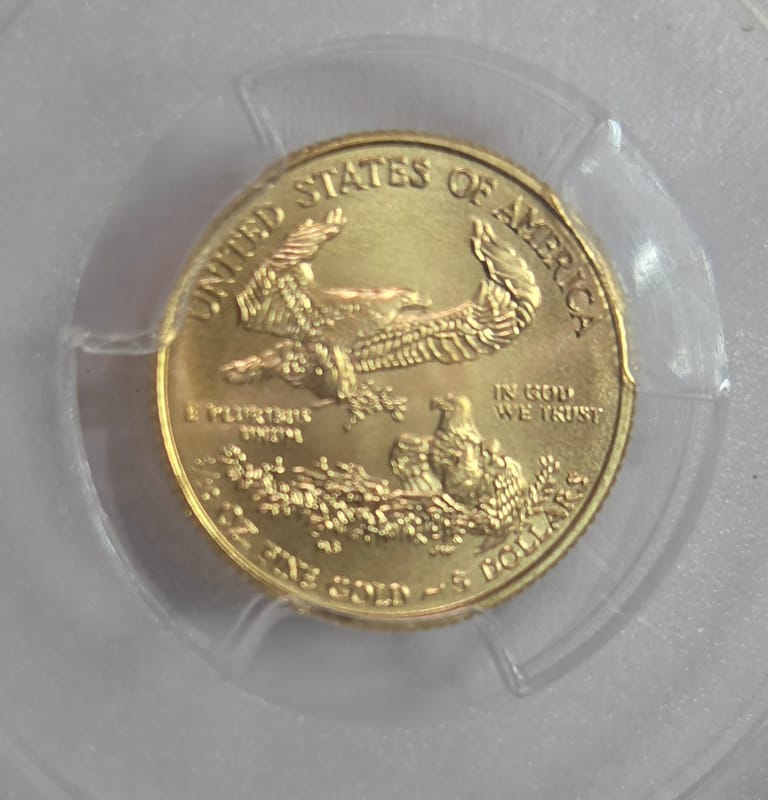 2016  $5  PCGS MS70  Gold Eagle - 30th Anniversary - Image 4