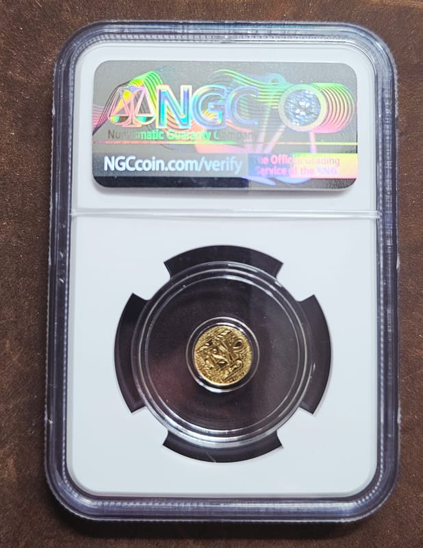 Egyptian Gold-King Tut Round-NGC MS70 - Image 4