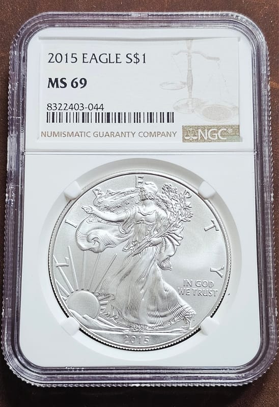 2015 American Silver Eagle NGC MS69 - Image 1