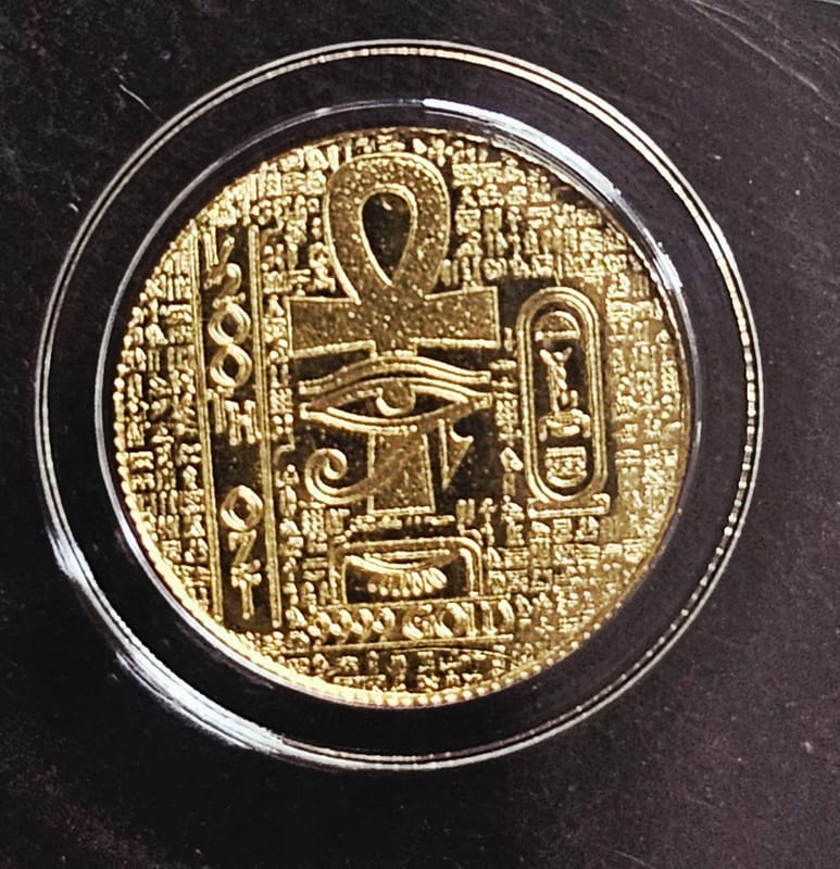 Egyptian Gold-King Tut Round-NGC MS70 - Image 3