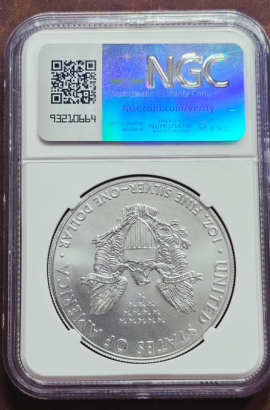 2015 American Silver Eagle NGC MS69 - Image 2