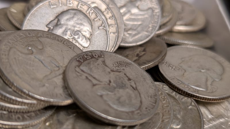 Mixed 90% $1FV Silver USA Quarters - Image 2