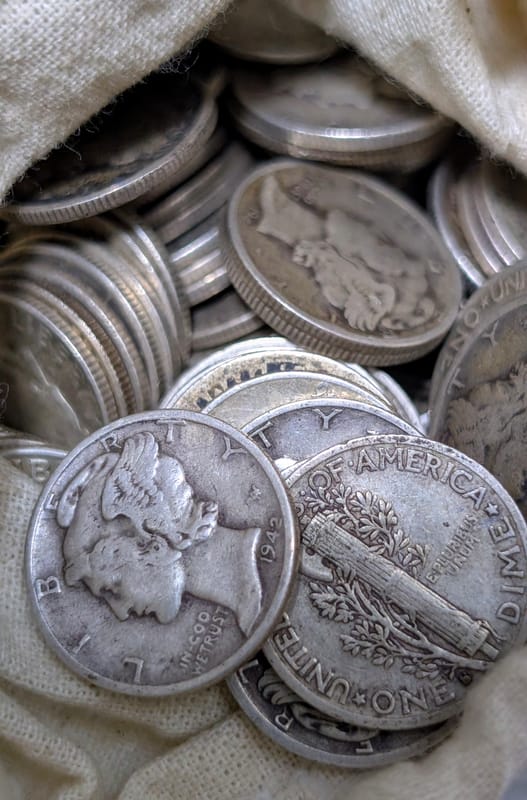 90% Silver Dimes $1 (10 dimes) - Image 1
