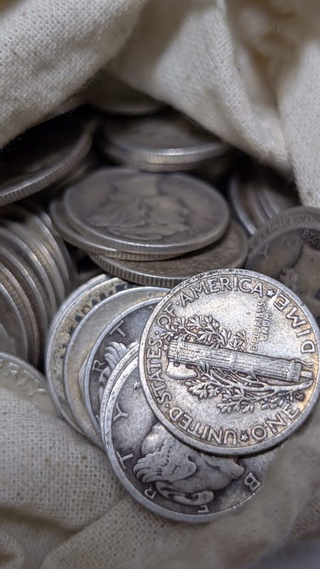 90% Silver Dimes $1 (10 dimes) - Image 2