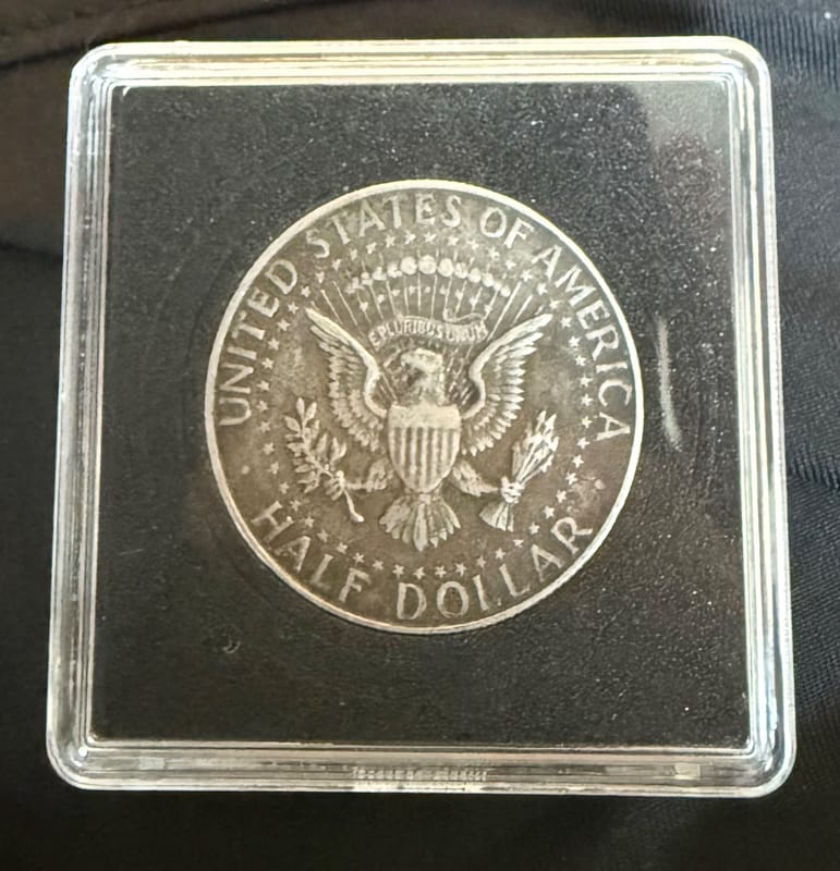 1968-D Kennedy Half Dollar – 40% Silver – Toned - Image 2