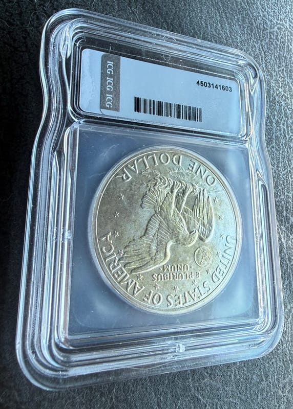 1971-S Eisenhower 40% Silver Dollar ICG MS67 - Image 4