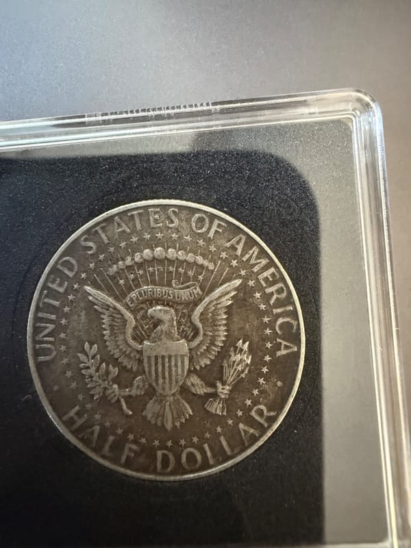 1968-D Kennedy Half Dollar – 40% Silver – Toned - Image 4