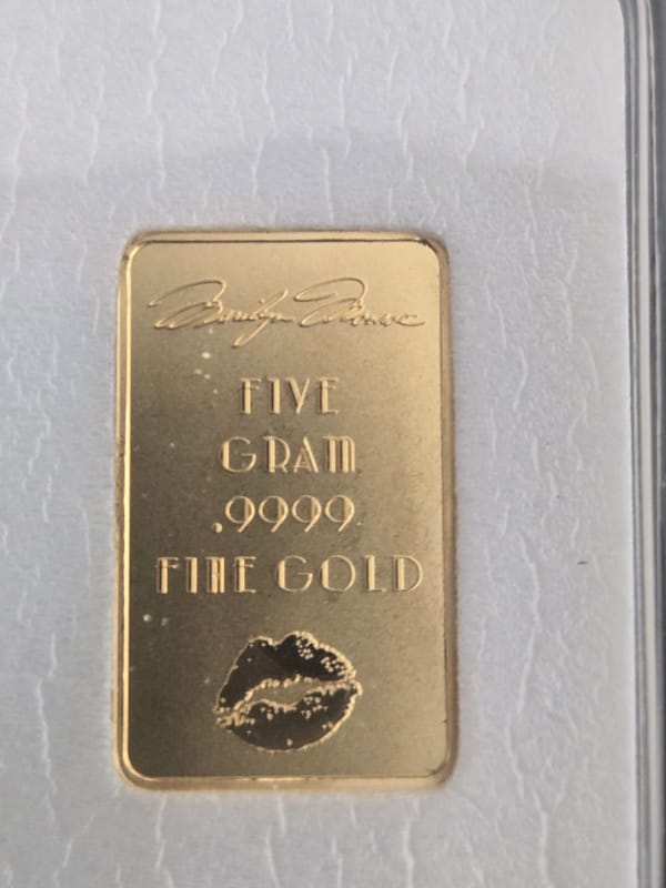 ​5g Gold Bar - Sunshine Mint Marilyn Monroe .9999  - Image 4
