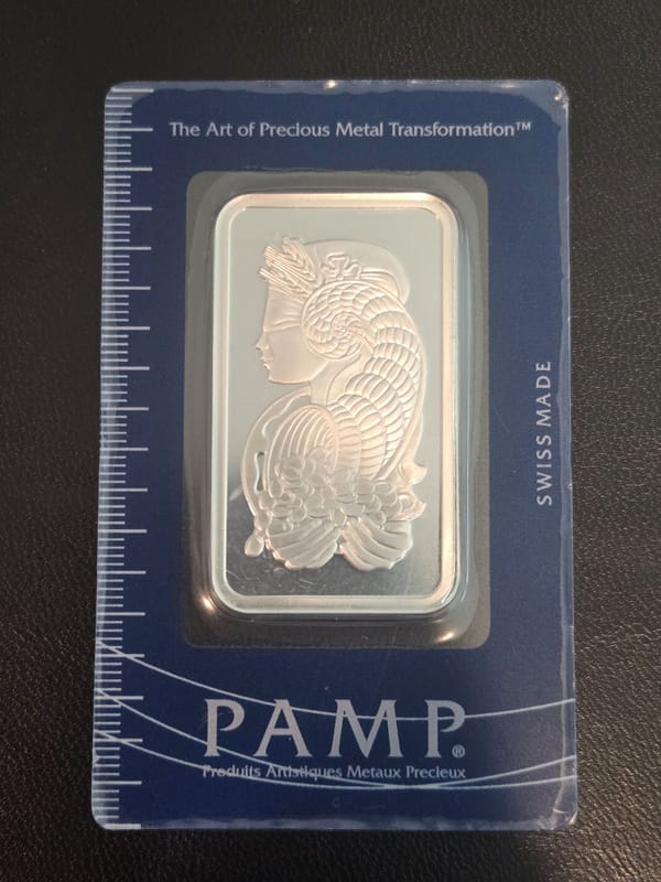 1oz Silver Bar - PAMP Suisse Lady Fortuna .999 - Image 2
