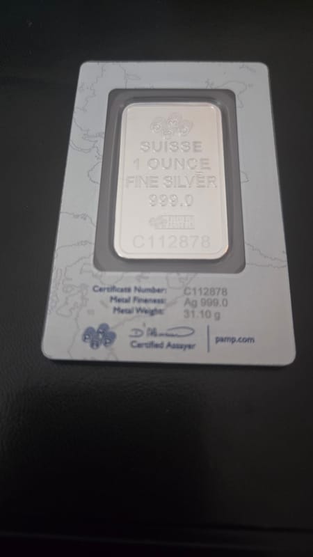 1oz Silver Bar - PAMP Suisse Lady Fortuna .999 - Image 4