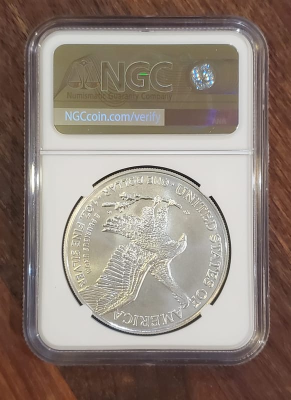 2026 1 oz Silver American Eagle Coin, NGC MS-70 - Image 2