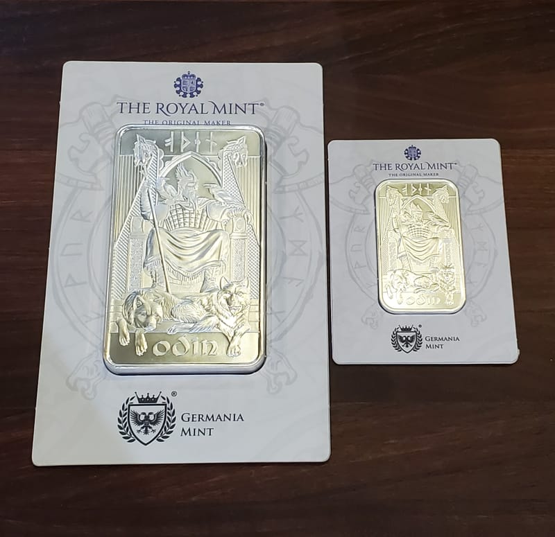 ODIN Silver Bars- 1 & 10 Oz Set - Image 1