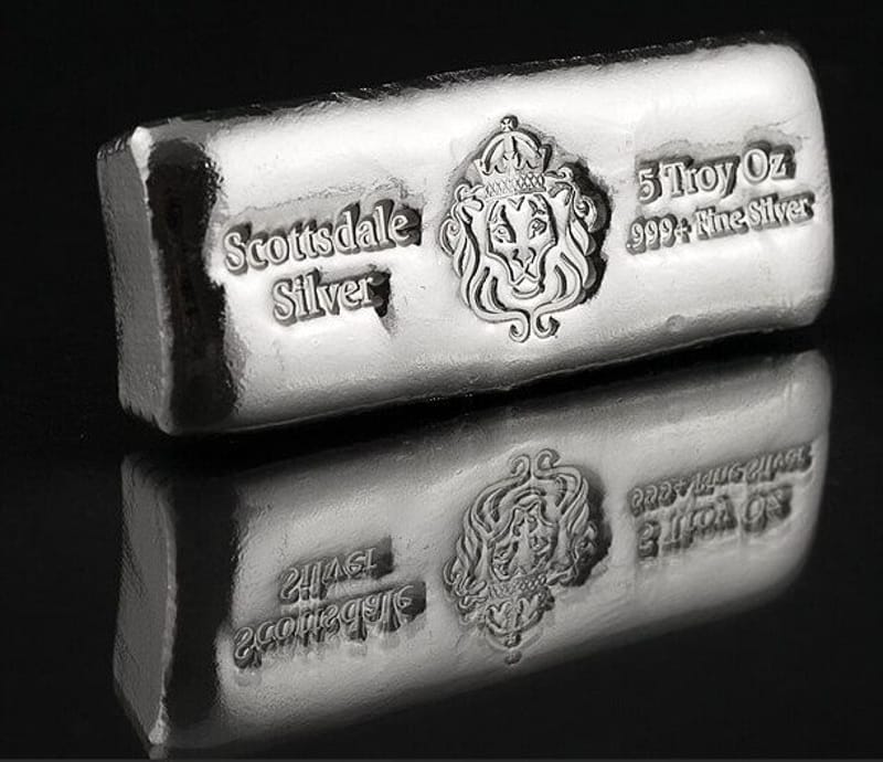 5 oz Scottsdale Silver Cast Bar - Image 1