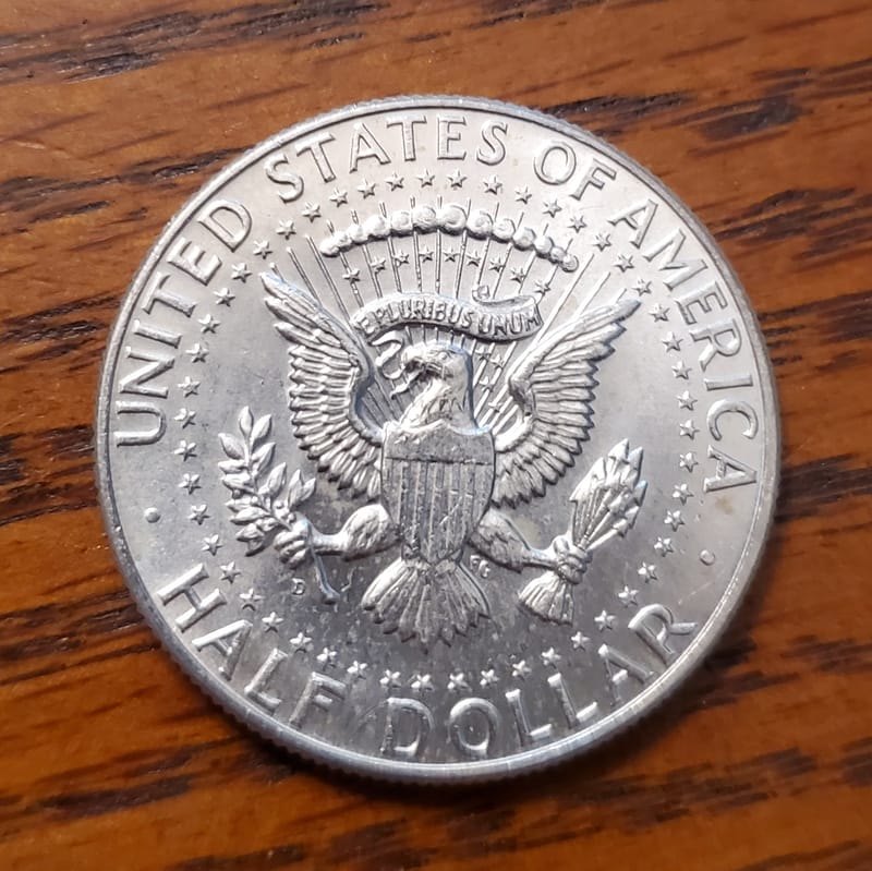 Kennedy Half Dollar 90% silver - Image 2