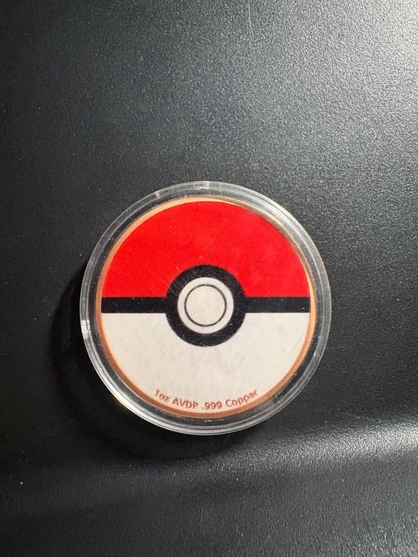 Copper Pikachu Pokémon Colorized 1 oz Round - Image 4