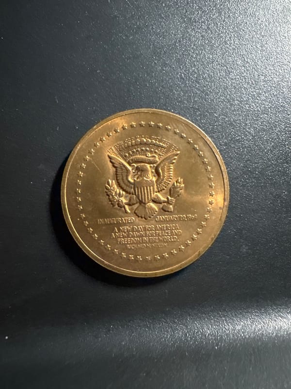 1969 Richard Nixon Presidential Inaugural Medal - Image 2