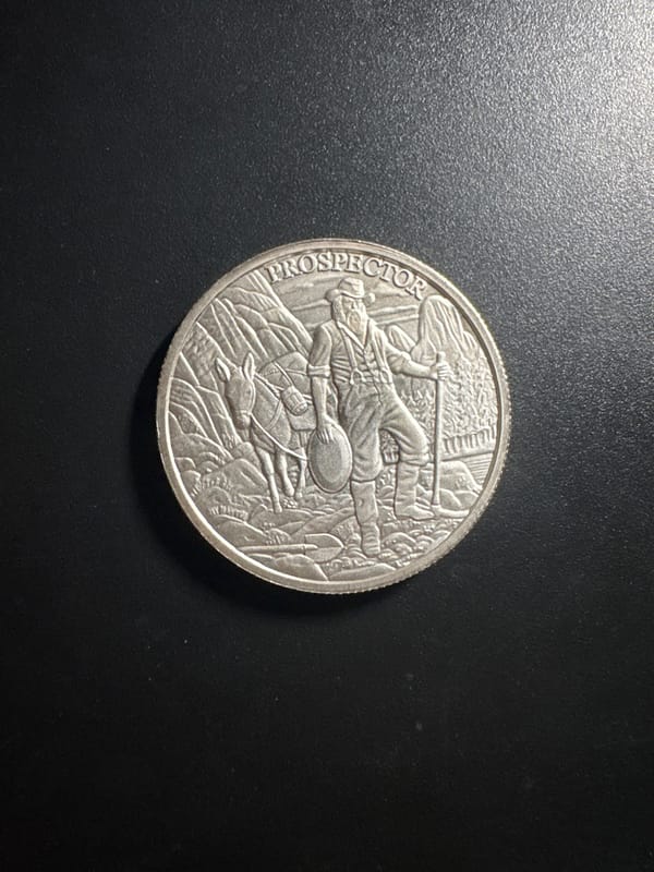 Silver Prospector Saloon 1 oz Round - Image 3