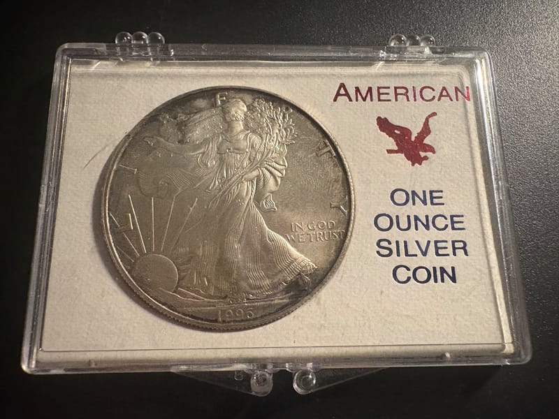 1996 American Silver Eagle 1 oz Coin - Image 3