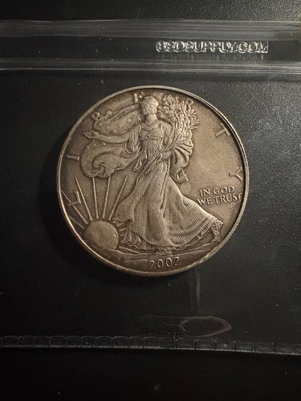 2002 1 oz American Silver Eagle - Image 1