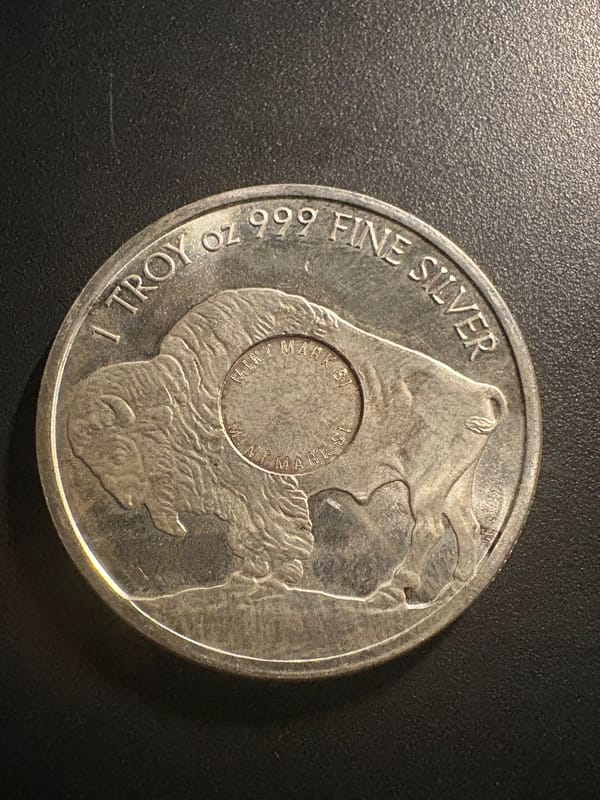 Sunshine Mint Buffalo Silver 1 oz Round - Image 2