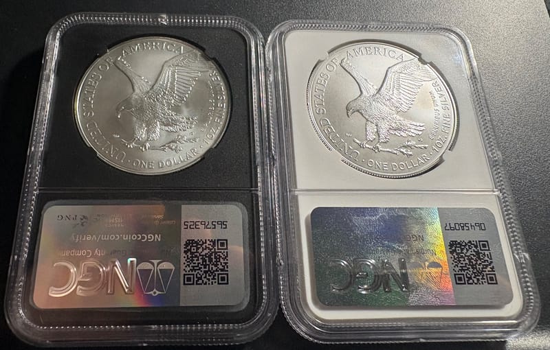 2024 Silver Eagle NGC MS70 Don't Tread On Me 2x - Image 2