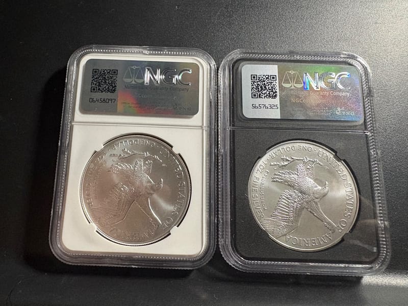 2024 Silver Eagle NGC MS70 Don't Tread On Me 2x - Image 4