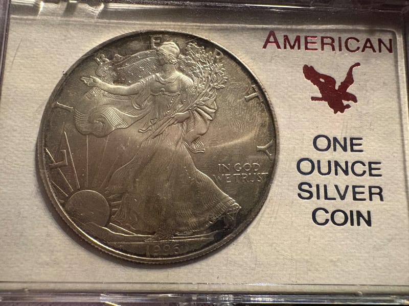 1996 American Silver Eagle 1 oz Coin - Image 1