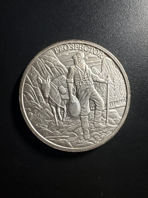 Silver Prospector Saloon 1 oz Round - Image 1