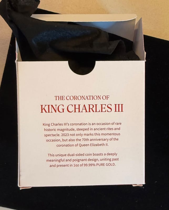 2023 Niue King Charles III Coronation 1-Oz .9999 g - Image 5