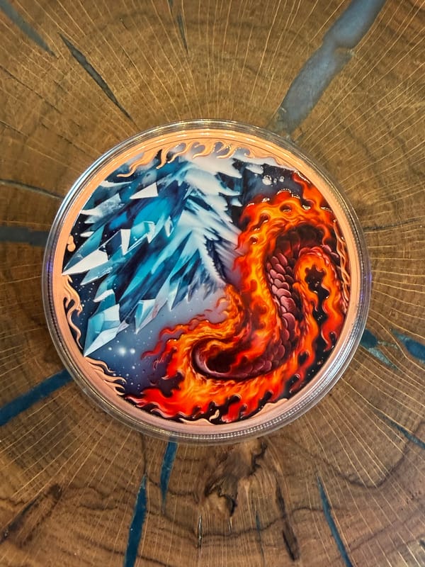 10-oz copper Dragon Round - Image 2