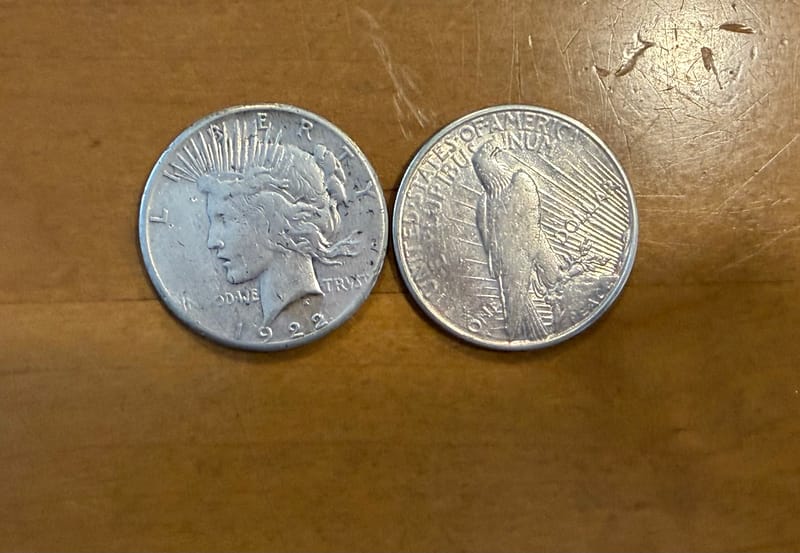 90% Peace Silver dollars  - Image 2