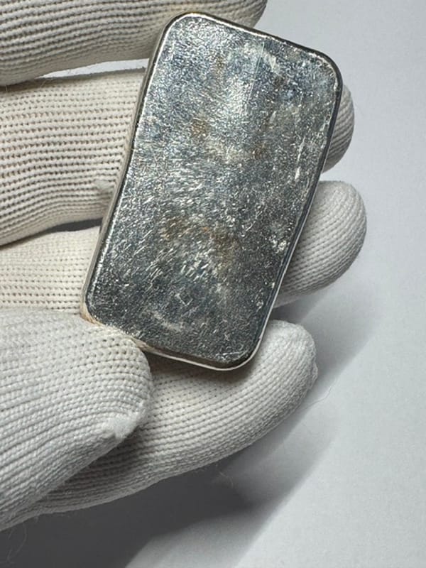 9Fine Mint 5 ounce .999 silver poured bar - Image 2