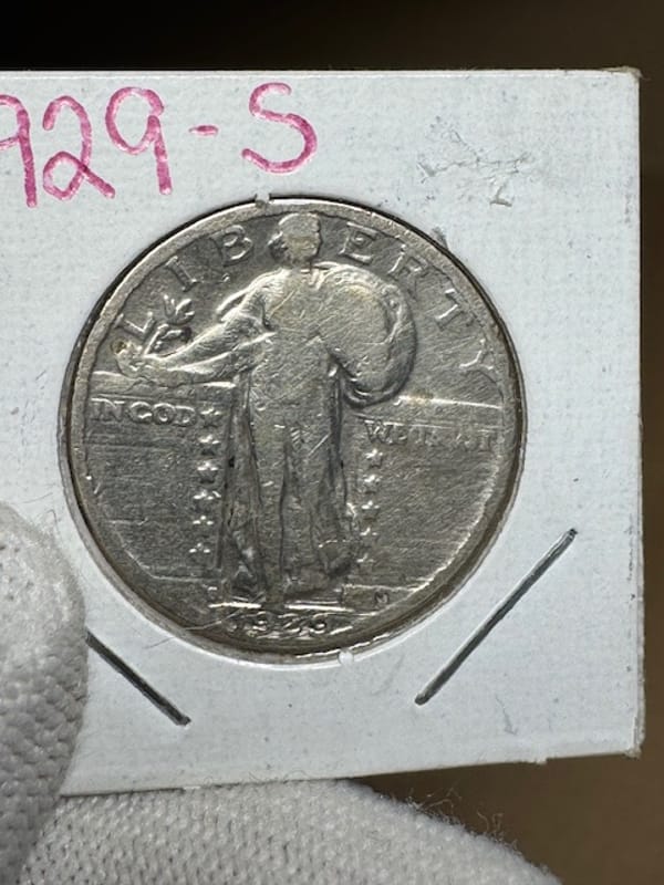 Better Date - 1929-S Standing Liberty Quarter  - Image 4